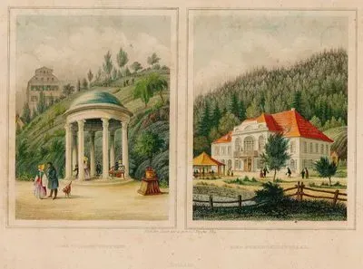 Carlsbad-Der Theresienbrunn-Die Freundschaftsaal