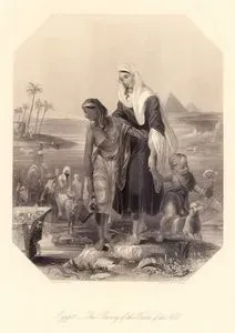 Egypt, The Rising Of The Waters Of The Nile