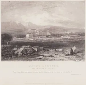 Mount Lebanon And The Ruins Of Baalbec "Will A Man Leave The Snow Of Lebanon Which Cometh From The Rock Of The Field", 
Jeremiah XVIII.14.
