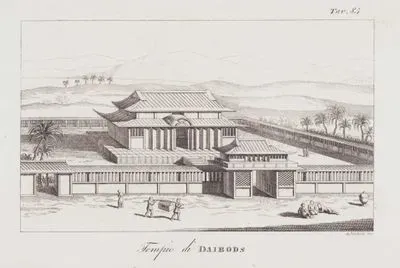 Tempio Di Daibods, Tav.85. (Home of the Thousand Armed Kannon (Buddhist Temple),Sanjusangendo or Hall of the Lotus King, Kyoto, Japan)