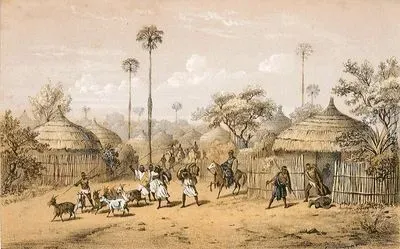 Barea, The Village Being Pillaged, January 9, 1852
