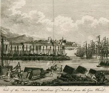View Of The Town And Harbour Of Toulon From The Gun Wharf