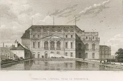Versailles, L'Opera Vers Le Reservoir