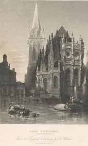 Caen Cathedral, Normandy