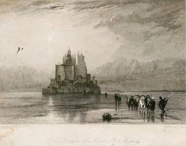 Distant View Of Mont St. Michel
