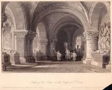Tombs Of The Kings In The Crypt Of St. Denis