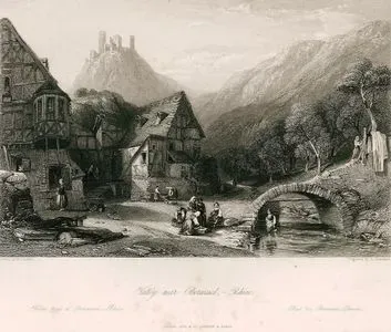 Valley Near Oberwesel, Rhine-Valee Pres D'Oberwesel, Rhin-Thal Bei Oberwesel, Rhein