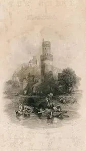 Round Tower, Oberwesel-Tour Rotonde Oberwesel-Der Punde Thurn, Oberwesel
