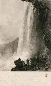 Horse Shoe Fall, Niagara-Entrance To The Cavern Of, On The English Side