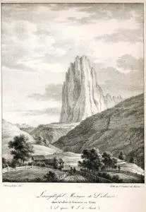 Langkofel Montagne De Dolomie-Dans La Vallee De Gröden En Tyrol
