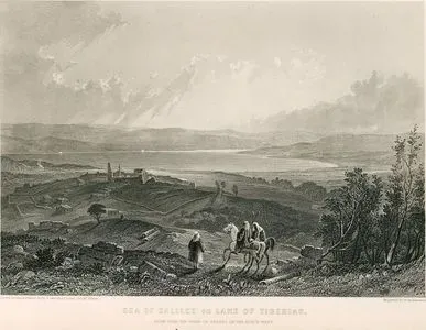 Sea Of Galilee Or Lake Of Tiberias From Near The Ruins Of Saphet, On The North West