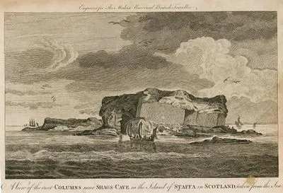 A View Of The Erect Columns Near Shags-Cave In The Island Of Staffa In Scotland, Taken From The Sea