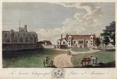 The Ancient Archiepiscopal Palace At Maidstone