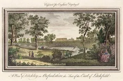 A View Of Ditchley In Oxfordshire The Seat Of The Earl Of Litchfield