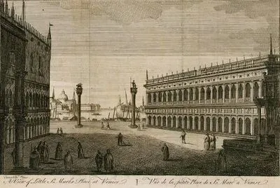 A View Of Little St. Marks Place At Venice - Vüe De la Petite Palace De St. Marc A Venise