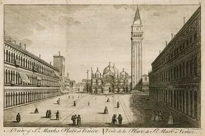 A View Of St. Marks Place At Venice - Veue De La Palace De St. Marc A Venise