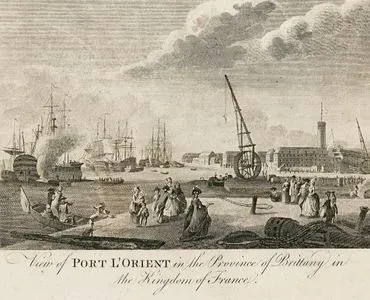 View Of The Port L'Orient In The Province Of Brittany In The Kingdom Of France