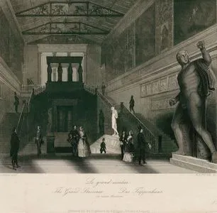 Le Grand Escalier-The Grand Staircase-Das Treppenhaus-Im Neuen Museum