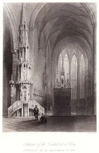 Interior Of The Cathedral At Ulm-Interieur De La Cathedrale D'Ulm