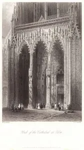 Porch Of The Cathedral At Ulm