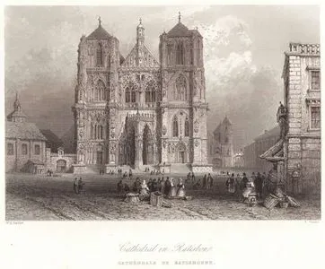 Cathedral in Ratisbon-Cathedrale De Ratisbonne