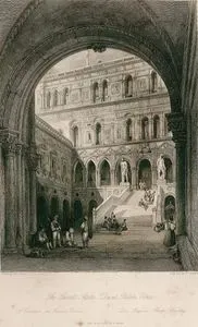 The Giant's Stairs, Ducal Palace, Venice-L'Escalier Du Geant, Venise-Der Riesen Stiege, Venedig