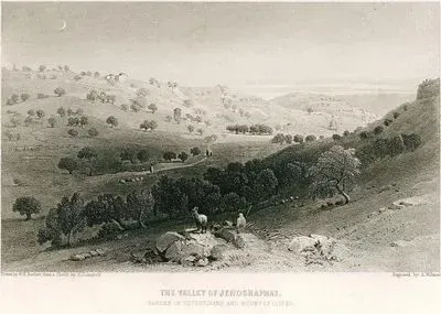 The Valley Of Jehoshaphat, Garden Of Gethsemane And Mount Olives