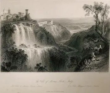 The Villa Of Mecaenas, Tivoli, Italy-La Villa De Mecene, Tivoli, Italie-Die Villa Meceanas, Tivoli, Italien