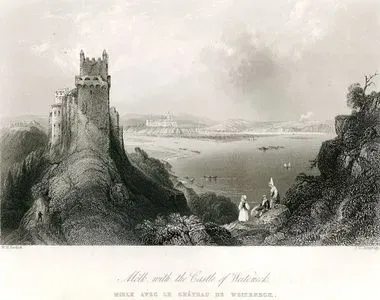 Mölk, With The Castle Of Weiteneck-Moelk Avec Le Chateau De Weiteneck