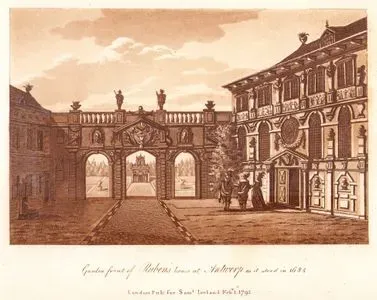 Garden Front Of Rubens' House At Antwerp, As It Stood In 1684