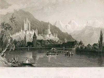 Thun With The Bernese Alps