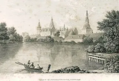 Palace Of Fredericksborg In Denmark
