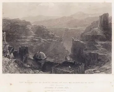 The Monastery Of Santa Saba In The Wilderness Of Ziph Near Jerusalem-Monastere De Santa Saba