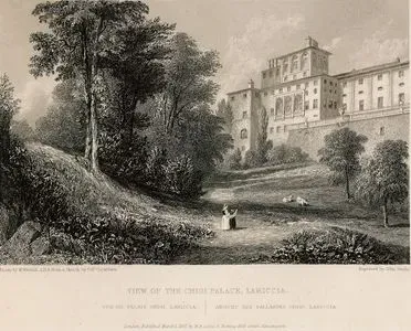 View Of The Chigi Palace, Lariccia