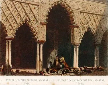 Vue De L'Entree Du Royal Alcazar, Sevilla