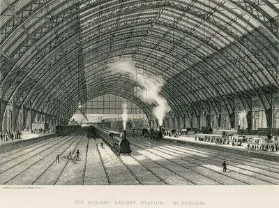 The Midland Railway Station, St. Pancras