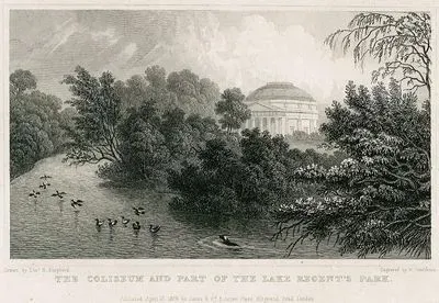 The Coliseum And Part Of The Lake Regent's Park