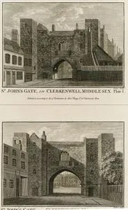 St. John's Gate In Clerkenwell, Middlesex Plate 1-Plate 2