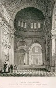 St. Paul's Cathedral, Interior Of The Dome Looking Towards The Northern Transept, Pl.25
