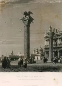 The Columns Of St. Mark-Venice