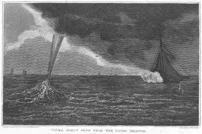 Water Spout Seen Near The Lipari Islands