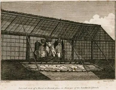 Internal View Of A Morai Or Burial Place, In Atooi, One Of The Sandwich Islands