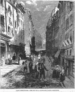 Paris Demolitions, The Rue De La Montagne Sainte Genevieve