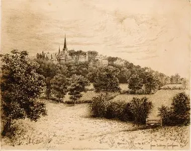 Harrow On The Hill from Sudbury Court Farm