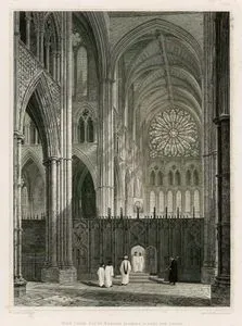 View From Poets Corner Looking Across The Choir, Westminster Abbey