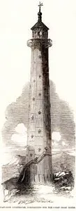 Cast Iron Lighthouse, Construction For The Great Isaac Rocks