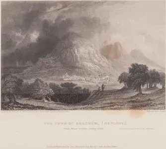 The Town Of Shechem (Naplous), Under Mount Gerizim, Looking South, Gen.XXXVII.12.14, Josh.VIII.33, John IV.5