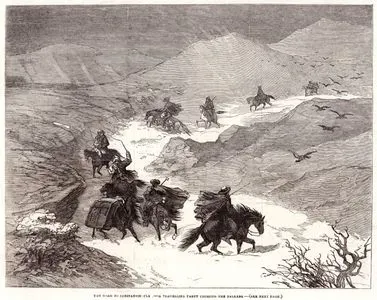 The Road To Constantinople, A Travelling Party Crossing the Balkans
