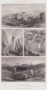 Baalbeck(Baal-Gad)-General Views Of The Ruins From The North East, Posticum Of The Little Temple, Doorway And Part Of Interior, View From The Quarries
