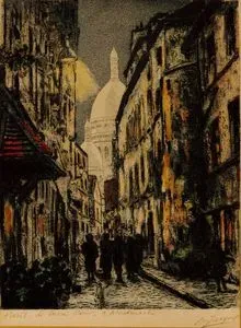 Paris, De Sacre Coeur, A Montmartre
